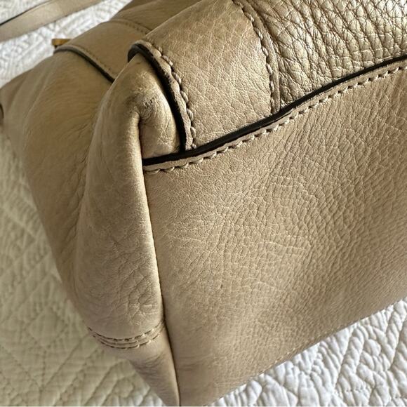 Gucci Miss GG Convertible Tote Leather Medium Neutral Zip Top Closure Large Bag - Picture 11 of 16